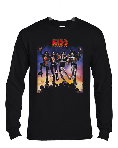 Polera Ml Kiss Destroyer Album Cover Rock Abominatron