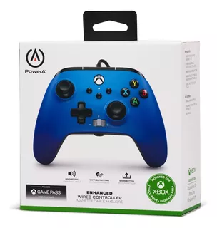 Control Alámbrico Powera Sapphire Fade - Xbox Series S,x,one