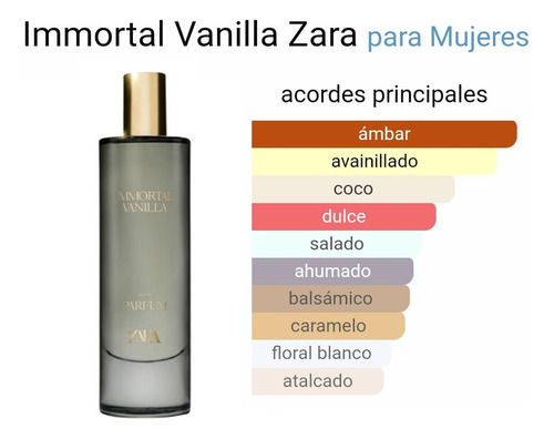 Perfume Inmortal Vanilla 80ml Zara