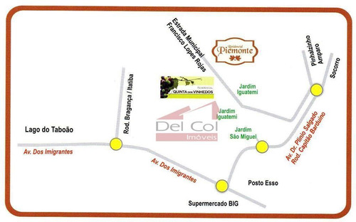 Imagem 6 de 6 de Terreno Residencial À Venda, Residencial Piemonte, Bragança Paulista - Te0049. - Te0049