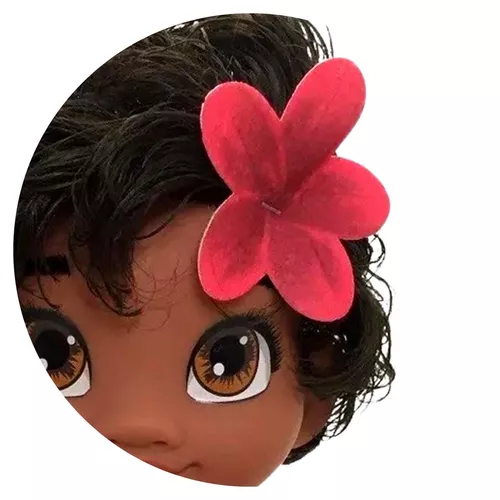 Boneca Princesa Moana Baby Disney Em Vinil Cotiplas Com 36cm na