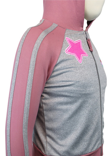 Sudadera Para Niña Con Capucha Y Cierre Cardio Beat