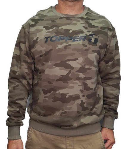 Topper Buzo Hombre - Rtc Crew Comfy Vde