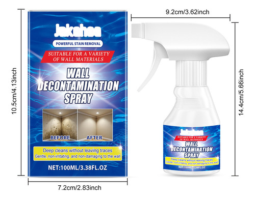 Spray De Descontaminação De Parede Y 100ml Stain Stain Toile