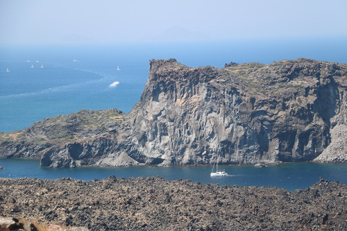 Crag-santorini-greece Fotografia