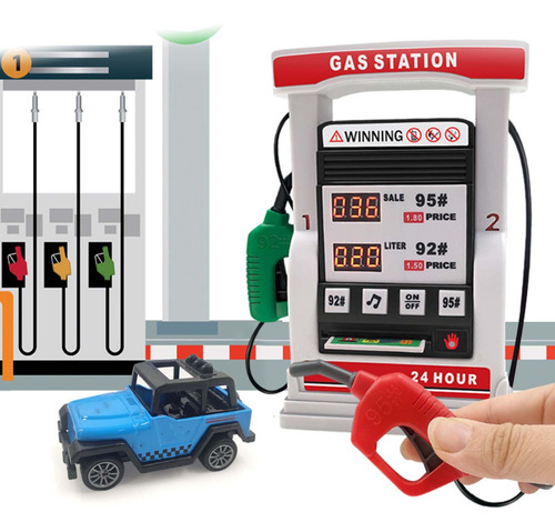 Juego De Estación De Combustible De Simulación, Juguetes