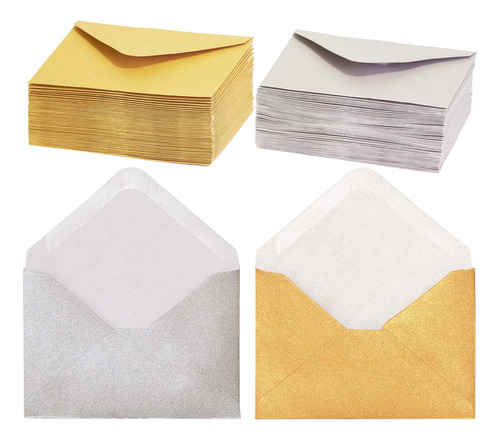 Sobres Para Tarjetas De Regalo: Minisobres De 100 Unidades,