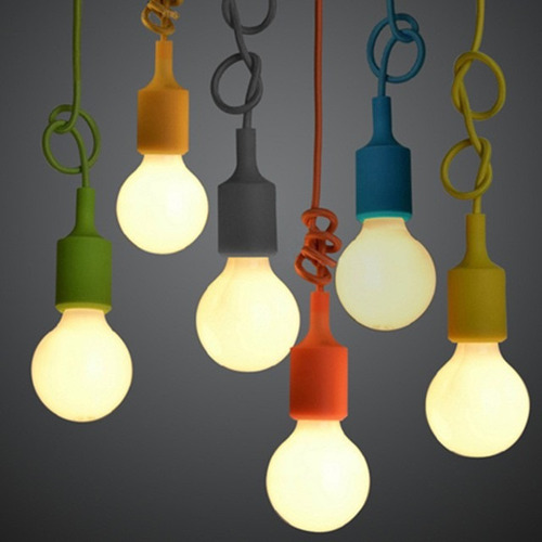 Imagen 7 de 9 de Lampara Colgante De Silicon Tipo Socket - S60 Don Led