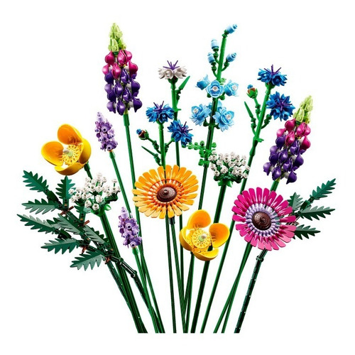 Kit Lego Icons Ramo De Flores Silvestres 10313 939 Piezas