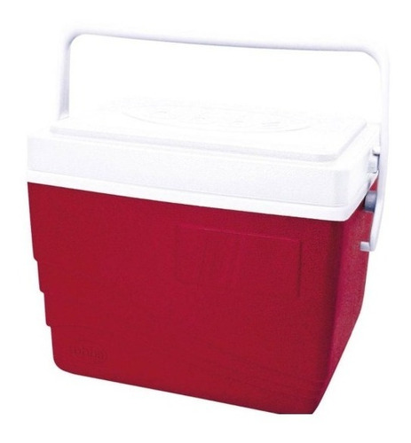 Caixa Térmica 15 Litros Cooler 21 Latas Com Alça Vermelha