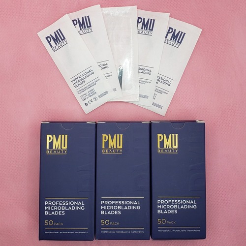 50 Lâminas Pmu Beauty 18u 0.15mm Flex Nano Lovbeauty Biotech