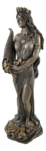 Estatua De La Diosa Romana De La Fortuna Fortuna En Bronce Tykhe 7 PuLG