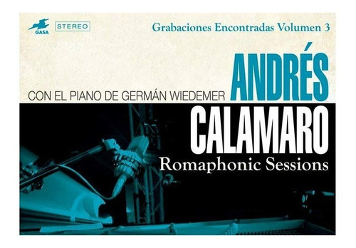 Andrés Calamaro Con El Piano De Germán Wiedemer Cd