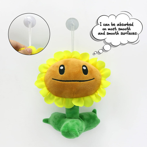 Novo 3 Peças De Pelúcia Plants Vs Zombies Pvz, Ótimo