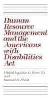 Libro Human Resource Management And The Americans With Di...