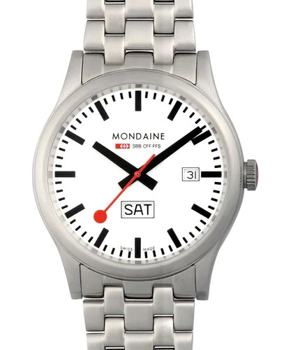 Reloj Mondaine Sport Day Date, Cuarzo, 41 Mm