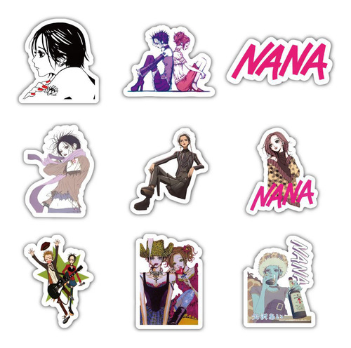 60 Pegatinas De Anime Con Forma De Nana, Geniales Calcomanía