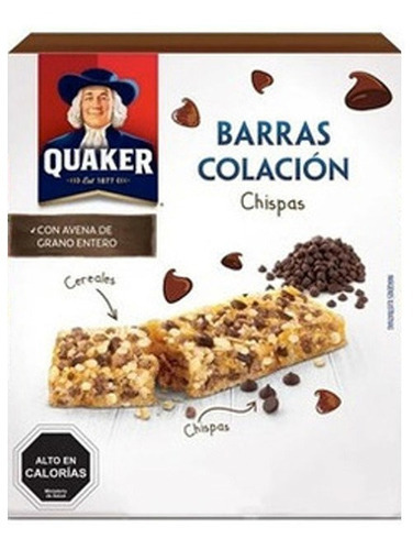 Pack 6 Barras De Cereal Quaker De 20g