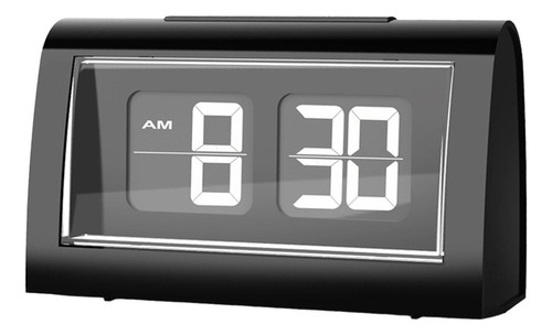Reloj Despertador Digital Con Tapa Automática, Luz Nocturna,