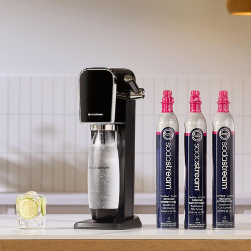 Fabricador De Agua Espumosa Sodastream Art Negro + 3