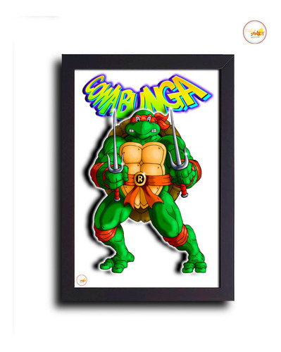 Imagen 5 de 8 de Cuadros Decorativos Tortugas Ninja- Dibujart