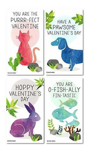 Mini Conejo Del Perro Del Gato De San Valentín De Pece...