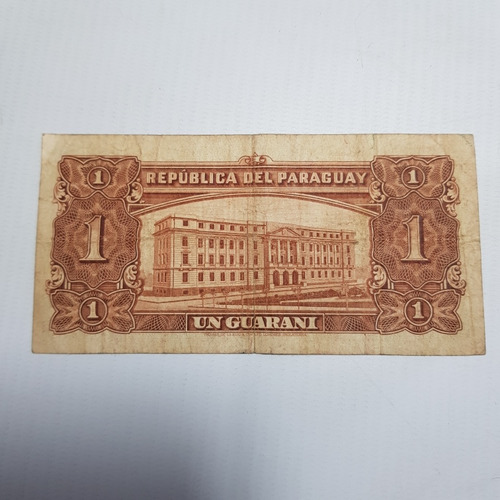 Imagen 5 de 5 de Antiguo Billete Paraguay 1 Guarani 1943 Mag 59914