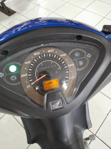 Imagem 9 de 9 de Honda Biz 125 Ex Azul 2017