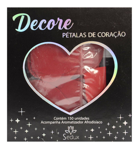Imagem 4 de 5 de Pétalas Coração Vermelhas 150 Unidades Sedux