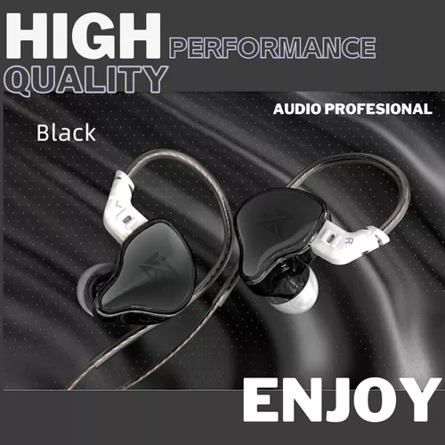 Auriculares KZ Acoustic EDC Dynamic Black