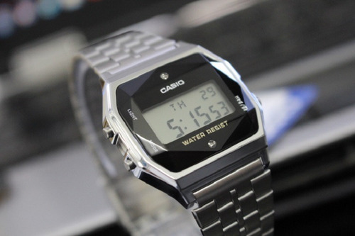 Relógio Casio Unissex Vintage Diamonds A159wad-1df