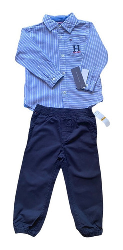 Set De Bebes Tommy Hilfiger  Nuevo Talla 4 Th.kdset.9