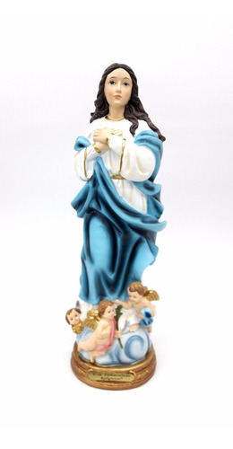 Virgen La Inmaculada 20cm Poliresina 532-33394 Religiozzi