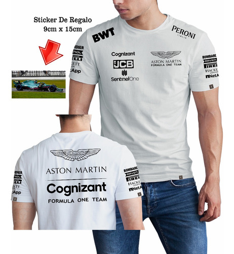 Polera Aston Martin Cognizant F1 Team Vettel 2022