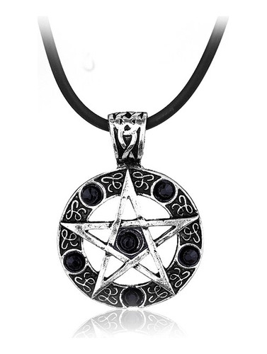 Collar Supernatural Amuleto Samulet Dean Wincheste N007-blac