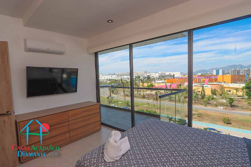 Cad Altamar Victory 403. Terraza Grande Con Vista A Los Jardines Y Albercas