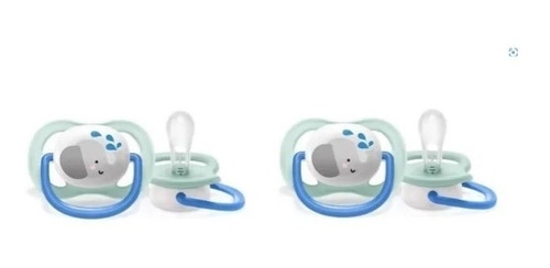 Imagen 3 de 5 de Chupete Philips Avent 0-6 Meses Ultra Air Animals