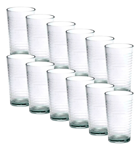 Vaso Vidrio Tallo Largo Modelo Cobra Durax X12