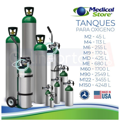 Imagen 8 de 10 de Tanque De Oxigeno 682lts Carrito Kit Completo Portatil