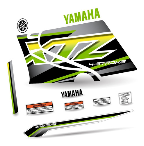 Kit De Calcomanias Laminado Para Yamaha Xtz 125 2017