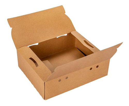 Caja Delivery  P/ 2 Combos (25x20,5x 7.5cm) X 90 Unid.