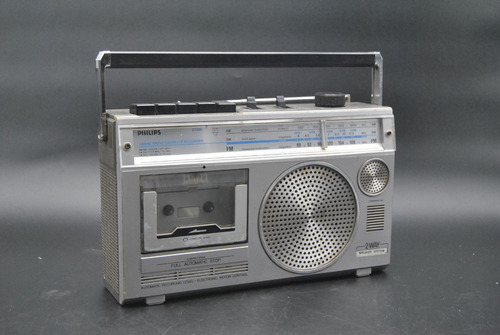 Antiguo Radio Grabador Philips Retro2 Vintage Viejo Funciona