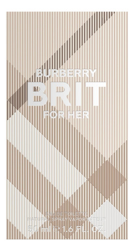 Perfume Burberry Brit For Her Eau De Toilette 50ml For Women
