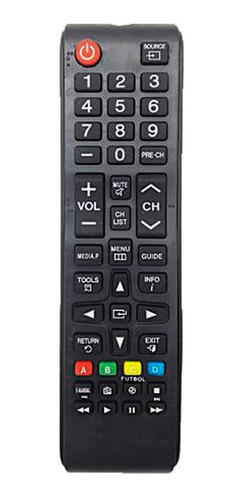 Controle Tv  Compativel Com As Tvs Tela Plana Samsung