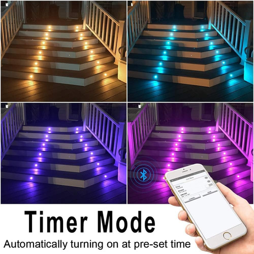 Kit De Luces Led Para Cubierta De Bajo Voltaje Impermeable I