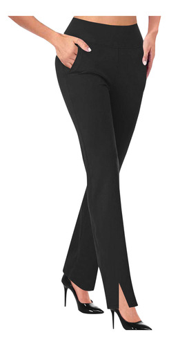 Pantalones Largos Con Bolsillos Elásticos En La Cintura De C
