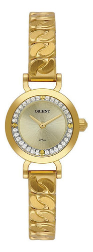 Relógio Feminino Orient Dourado Fgss0217 C1kx