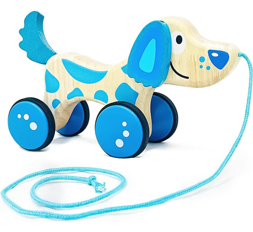 Qodoflr Pull Toy Dog Para Niños Pequeños 1-3 Niño Pequeño Ti