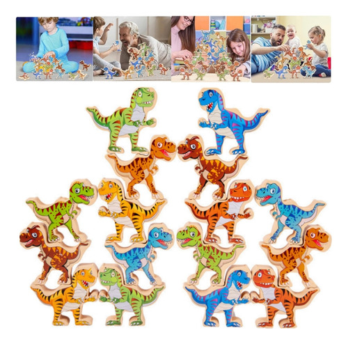 Juguete Infantil Montessori Balance Con Forma De Dinosaurio