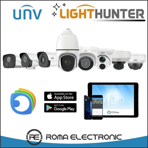 Domo Ptz Ip Uniview Camara Lighthunter 2mp Unv Onvif H.265